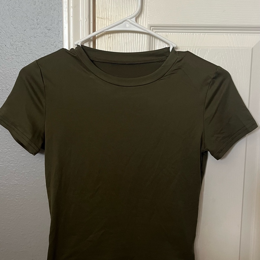 Olive Green Women's Top